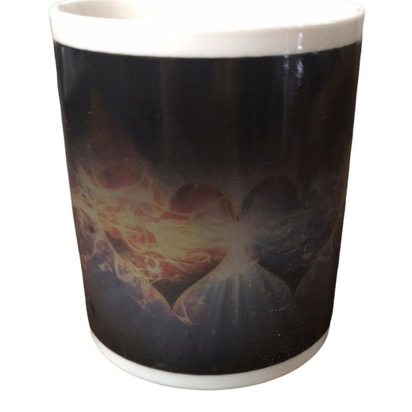 Magic Mug 10oz Color Changing Hearts Heat Sensitive Ceramic Romantic Gift Cup - Picture 5 of 11